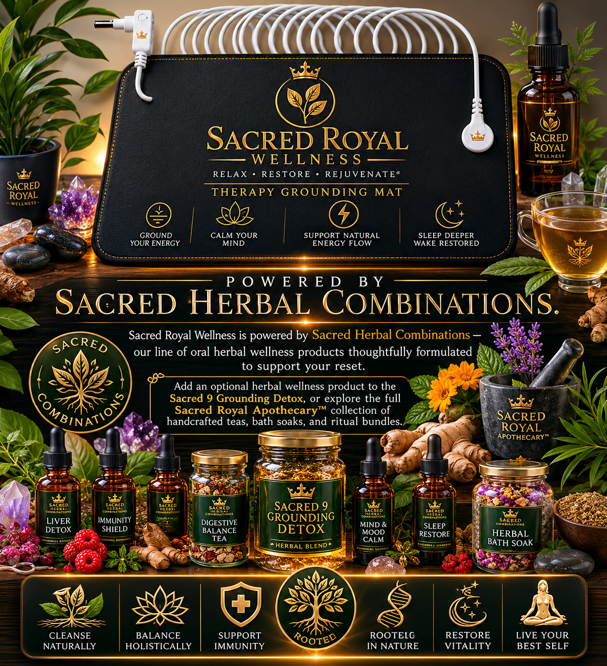 Sacred Herbal Combinations product line